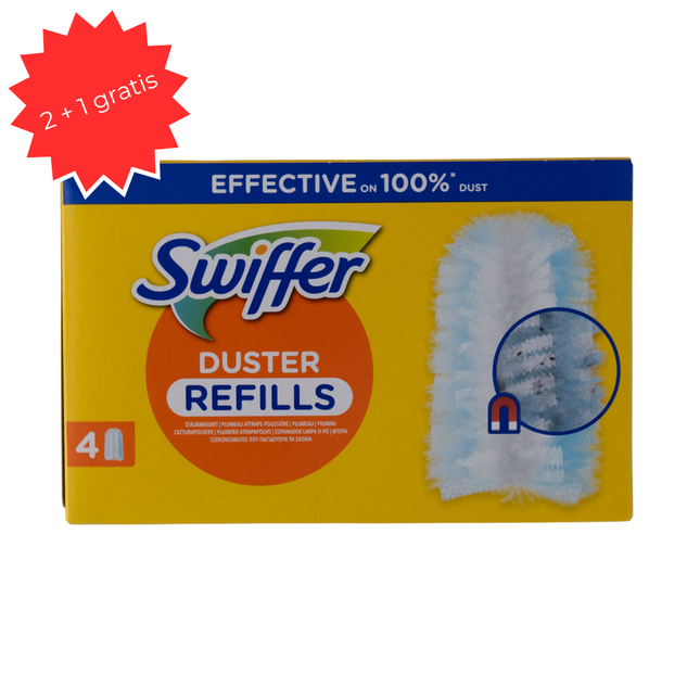 Swiffer Duster Navulling – 4 stuks
